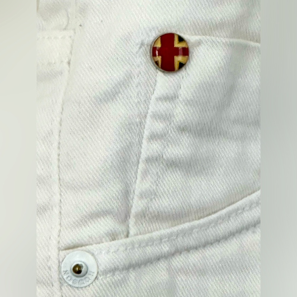 Hudson White Low-Rise Bootcut Jeans, 32 - Picture 3 of 9